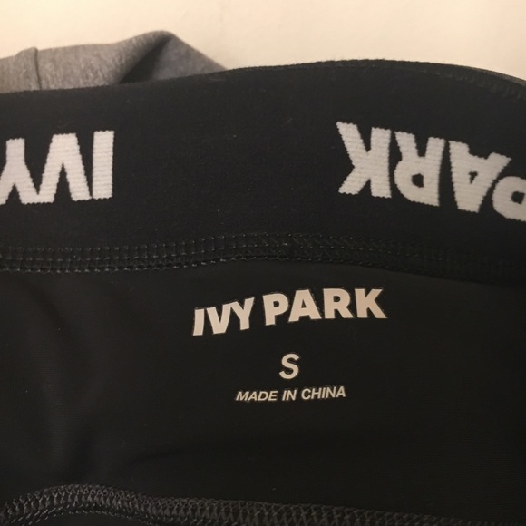 Ivy Park Dark Gray Capri Cropped Leggings - Picture 7 of 9